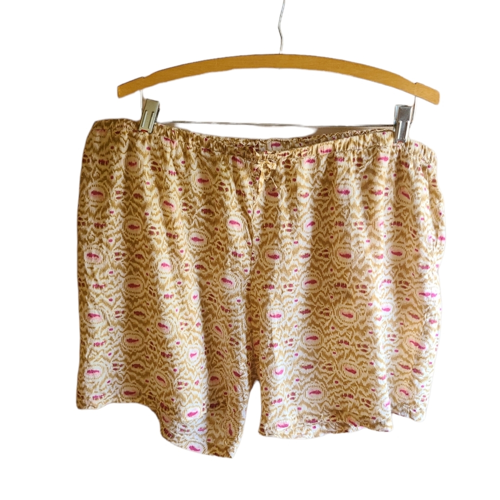 Sundance Moroccan drawstring shorts large